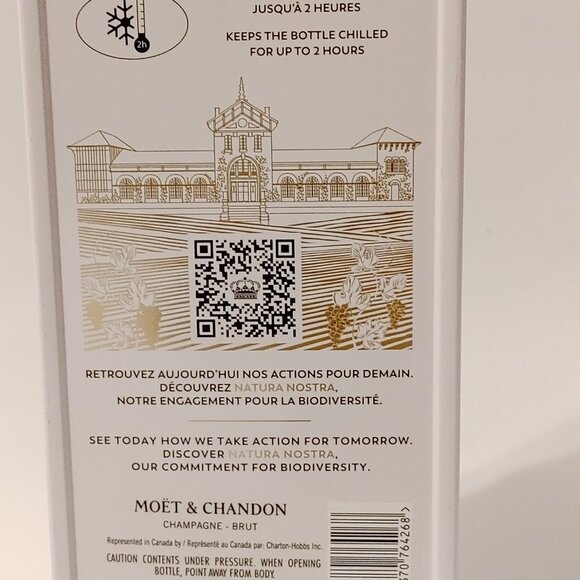 MOET & CHANDON COOLER TIN Champagne Box CHEERS TO YOU Moet Imperial BRUT - Picture 5 of 10
